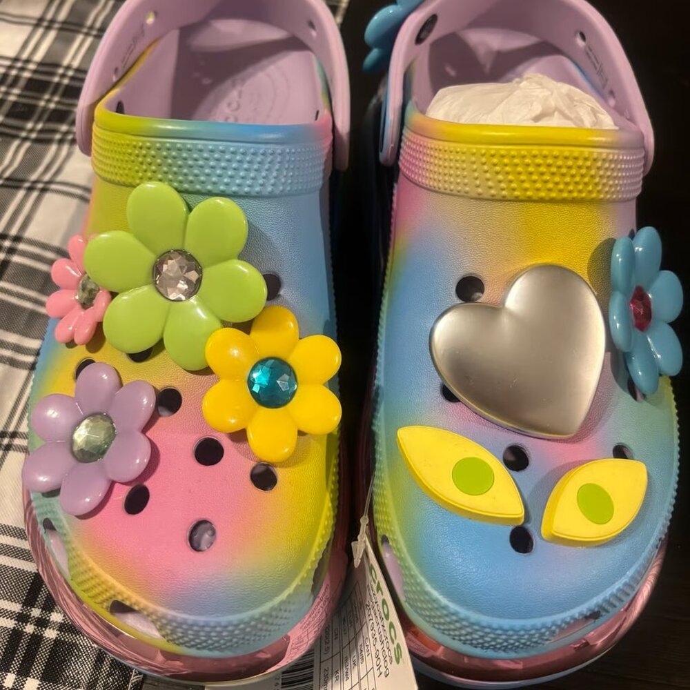 CROCS X LAZY OAF LIM ED MEGA CRUSH WOMEN'S SIZE - Picture 6 of 8